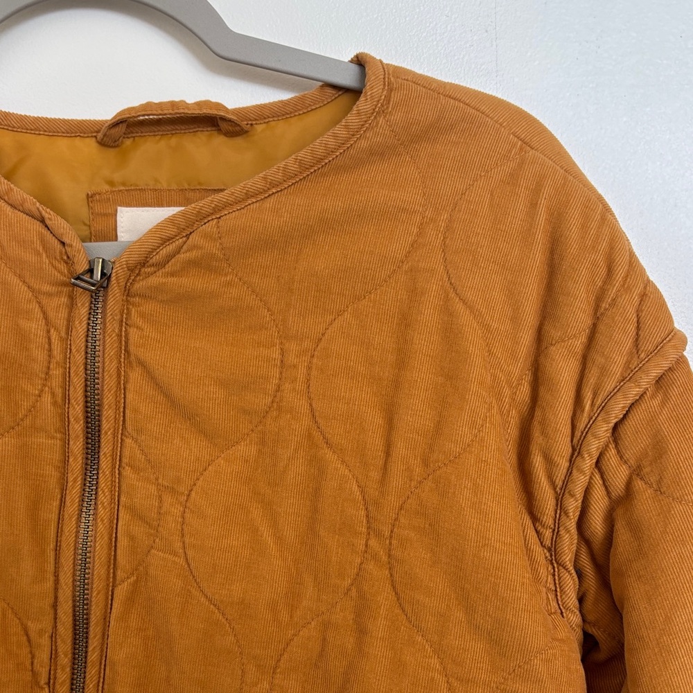 Universal Thread Quilted Jacket in Mustard - Picture 2 of 6